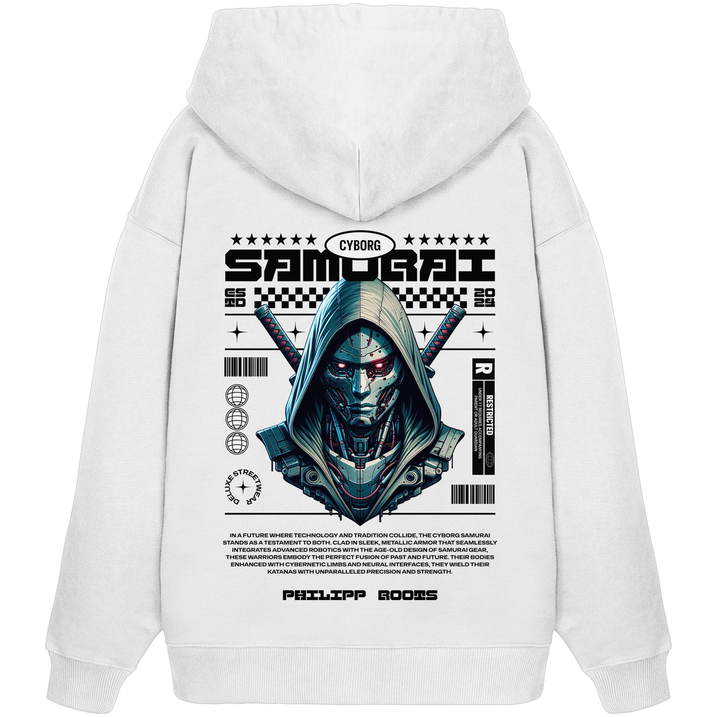 Samurai - Organic Oversize Hoodie
