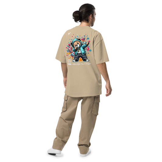 Oversized T-Shirt Bär Print